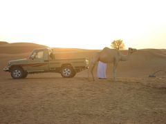 砂漠と暑さを体験　ドバイ