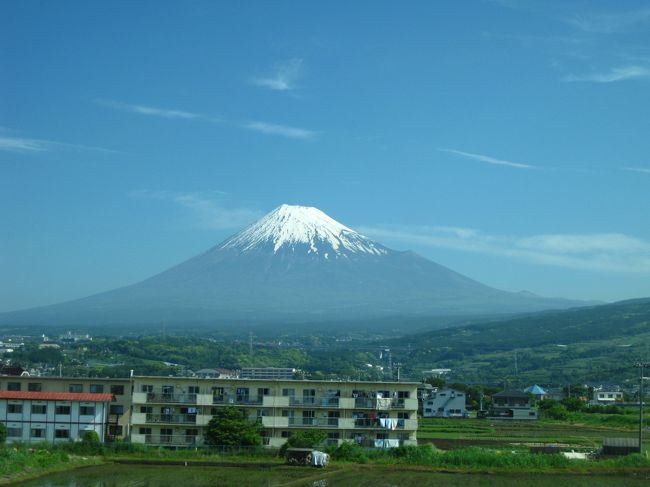 恒例の（？）新幹線車内からの富士山の写真をまとめてアップします。。