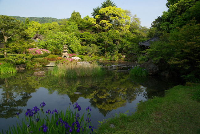 小川治兵衛さん作庭の洛翠庭園　無鄰庵や平安神宮の神苑と共に私にとっても馴染みのあるお庭で度々訪れていた場所でしたが、<br />この5月10日をもって閉園が決まった…<br /><br />洛翠は宿泊施設として使われていまして、郵政共済組合宿泊事業終了に伴い、閉館することとなったそうです。<br /><br />今後の事はまだ何も決まっていないようでしたが、見納めにはならないことを祈りながらも久しぶりにお庭を眺めに行ってまいりました〜<br /><br />