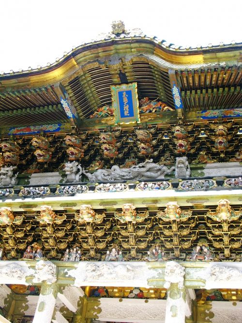 日光‐04 国宝；陽明門の工芸美を鑑賞して ☆彫刻は500を超えて