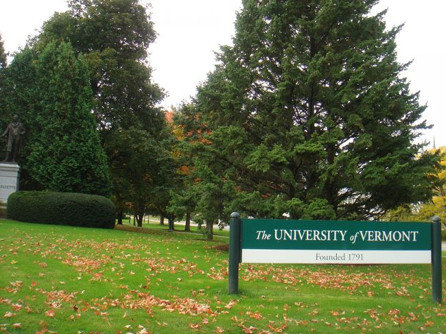 いとこの通う「バーモント大学」を訪問しました。<br />地元の大学生にまじり、貴重な時間でした!