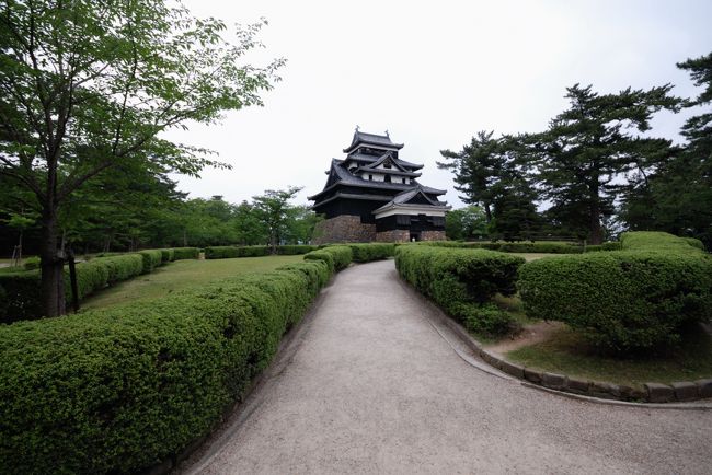 大山から2時間ほど走り、松江城まで来ました
