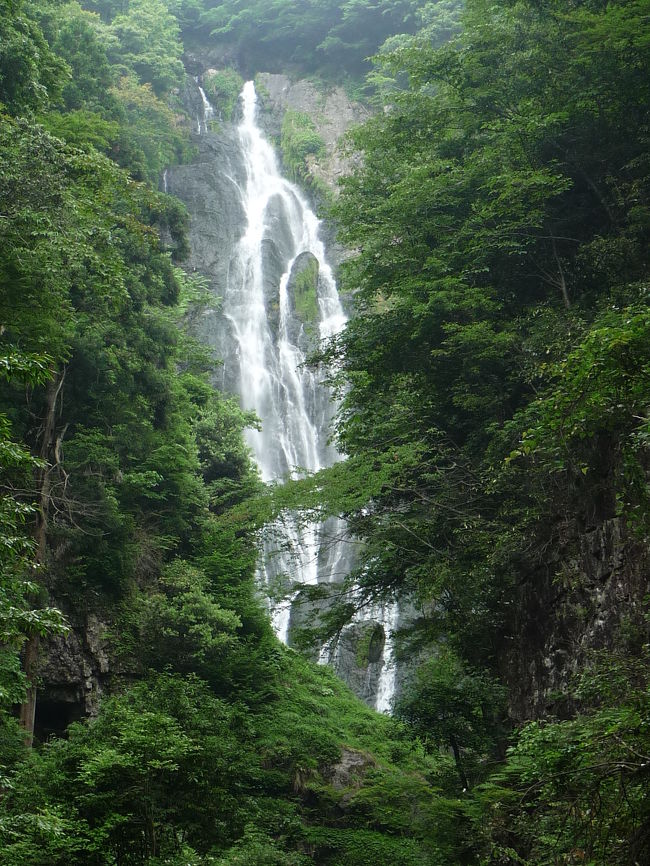 「塩滝」でチョロチョロした流れしか見られず欲求不満気味のJOECOOLが次に向かったのは、2007年8月以来となる日本の滝百選『神庭の滝』です。<br />前回は夕立直後というシチュエーションだったため、流れる水はチョコレート色...。<br />今回はスキっと晴れて、リベンジが果たせました。<br /><br />2007年8月の旅行記はこちら→http://4travel.jp/traveler/joecool/album/10175092/