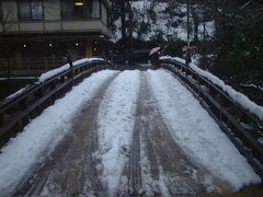 山中温泉　雪景色