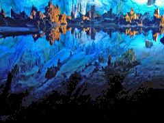 広州・桂林・陽朔之旅(5)「蘆笛岩」の鍾乳洞に驚き、桂林ビーフンを食べた後は両江四湖遊覧ナイトクルーズで美しい夜景に酔いしれる。