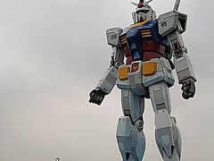 お台場　実物大のガンダム　　東京都