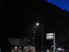 上高地の朝は早い