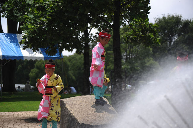 ７月２６日、富士まつりを見てきました。<br />中央公園・屋外ステージにて。