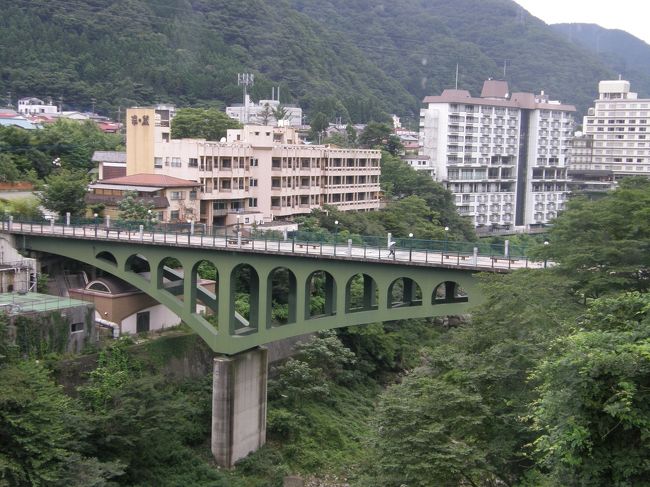 今回のウォーキングは遠征して鬼怒川温泉までやって来ました。<br /><br />自分にとって久し振りの国内温泉旅行です。<br />自分の中では鬼怒川温泉といえば一大温泉地というイメージでしたが、到着してみると平日だからかもしれないが人はまばらで閑散としていました。<br />少し寂しい雰囲気でした。<br /><br />でも目的は温泉三昧とウォーキング。<br />「ここまで来てウォーキングかよっ！」と言いたいところですが、緑と川のせせらぎの中を歩くのも気持ち良さそうだと思っていました。<br />しかし・・・今回の旅行も雨でした。<br />去年の香港、一昨年のサムイ島となんだか雨に祟られてばかりいる自分です。<br /><br />自分はもしかして雨男・・・？