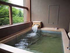 ２００９年７月　東急ハーヴェストクラブVIALA箱根翡翠で２種類の温泉を堪能しました。
