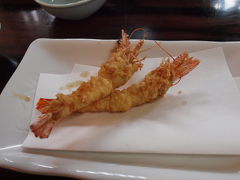 ２００９年７月　伊豆高原ゆき文での、天ぷらとお刺身のおいしい昼食