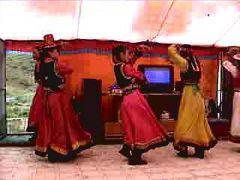 河西回廊 裕固族の民族舞踊