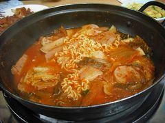韓国旅行５日目／その３・釜山の食堂で「プデチゲ」