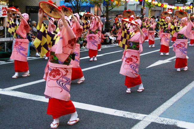 ＊山形の「花笠祭り」を見に行ってきました。