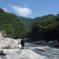 西丹沢で渓流釣りに挑戦！　夏休み家族旅行