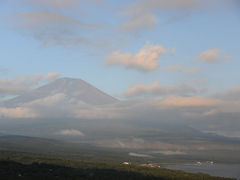 山中湖パノラマ台から