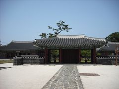  一人ぷらぷら韓国旅行９日目その3/済州島・東門市場～済州牧官衛・観徳亭・トルハンバンの原型？？」