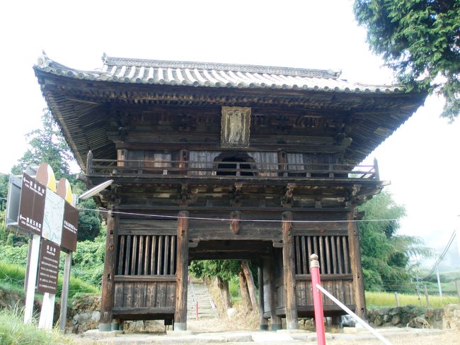 　寺に伝わる『金山観音寺縁起』（室町時代の成立）によれば、当寺は奈良時代の天平勝宝元年（749年）に報恩大師が孝謙天皇の勅命により開創し、後に報恩開創の備前四十八箇寺の根本道場となったという。創建当時は法相宗に属し、裏山の三鈷峰に建てられていた。本尊として報恩大師自作の千手観音が安置されたと伝わっている。<br /><br />　報恩大師（? - 795）は、備前国津富郡波河（岡山市芳賀）の出身という半ば伝説的な僧で、岡山県地方の古寺には報恩の開基伝承をもつものが多い。<br /><br />　寺は延久元年（1069年）焼失し、平安時代末期の康治元年（1142年）に現在地に移された。<br /><br />　嘉応年間（1169年 - 1170年）に宋より帰国した栄西により護摩堂などが建てられ宗派も天台宗に改められた。この時に院号を遍照院とした。鎌倉時代には将軍家の祈祷所となっている。<br /><br />　戦国時代の文亀元年（1501年）金川城主の松田氏は金山寺に対し自身の信奉する日蓮宗への改宗を迫った。寺院側はこれに応じなかったため、松田氏は寺院を焼き払い堂宇は灰燼に帰した。<br /><br />　その後、伯耆国大山寺より法印円智（豪円）が来山し、松田氏を滅ぼした宇喜多直家の援助を得て、天正3年（1575年）に本堂・護摩堂を再建した。この時に建造された本堂は国の重要文化財に指定されている。宇喜多氏の庇護下、備前国の寺社総管として優遇された。江戸時代になると、岡山藩主池田光政により寺社総管から備前国天台宗総管に改められた。なお、光政は仁王門を寄進している。<br /><br />　金山寺に参詣して来ました。<br />