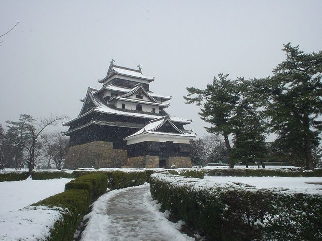 仕事で行きました。日本の城と雪景色とても素敵です。