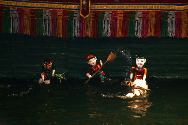 2009秋、ベトナム旅行記2(4/20)：9月12日(4)：ハノイ・水上人形劇