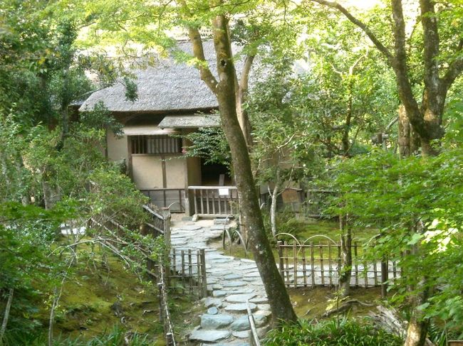 静かな午後 苔むす西山荘へ