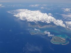 飛行機の窓から