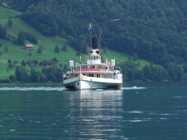 2009年7月にスイス　ルツェルンに行ってきました。<br /><br />近郊の山へ友人とドライブしたり街を観光したりしました。<br /><br />湖も透明度が高く、白鳥もいて、景色もよく心が洗われました。