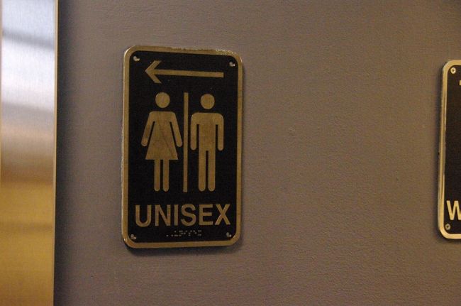 ニューヨークのエンパイア、ここの展望階に男が入ると怒られるトイレがあります。<br /><br />もちろん女性用トイレではありません。<br />図柄には男性のマークも書かれてありますが・・・・<br />