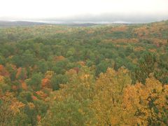 Lookout Trail を歩き、紅葉の樹海を見下ろす