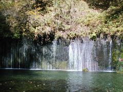 2002秋、軽井沢・白糸の滝、ドウダンツツジの紅葉、見晴亭
