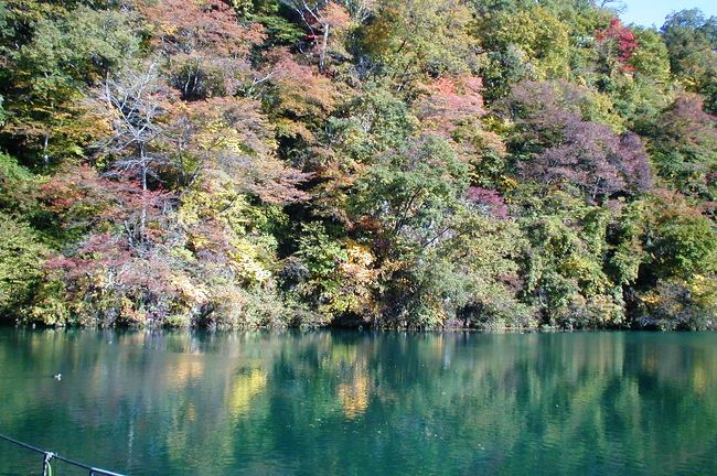 仕事で訪れた白馬と姫川ダムです。紅葉の時期でした。