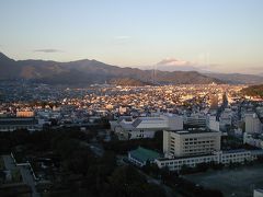 2002秋、静岡市内と駿府公園(1)静岡市街の眺望、駿府公園