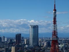 台風一過　新装なった東京貿易センタービル　展望台
