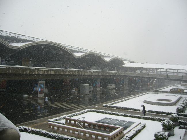 ２００９年１１月１日、北京に初雪。<br />この日は、帰国日。