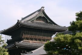 2009秋、秋色の東本願寺(3/4)：御影堂、御影堂門、素屋根、阿弥陀堂門、鐘楼、蓮の実