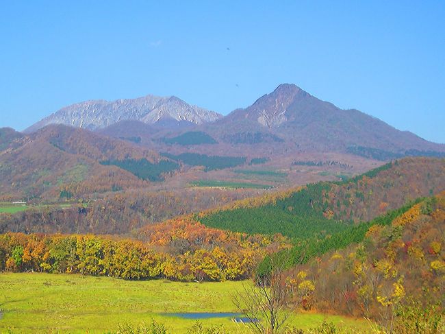 前作（神庭の滝〜蒜山高原）からの続き午後の部になります。<br /><br />実は先週大山に初雪が降ってスカイラインが通行不可になりましたので宿題をこなすつもりで再度訪れました。<br /><br />天候に恵まれた当日は最後の紅葉狩りをエンジョイしようと近府県から多くの観光客であふれかえり、日曜日と言う事も重なり桝水高原の方ではイベントが行われその影響もあったのか渋滞に巻き込まれ少々焦りました(^_^;)<br /><br />大山を中心に同じような写真ばかりですが、紅葉状況が参考になればと思っています。<br /><br />●真庭市紅葉情報/神庭の滝〜蒜山高原<br />http://4travel.jp/traveler/comeva/album/10398045/<br />●大山関連旅行記<br />大山寺塔頭　圓流院（鬼太郎の妖怪天井画）<br />http://4travel.jp/traveler/comeva/album/10399165/<br /><br />写真：鬼女台からの『大山＆鳥ｹ山』<br />