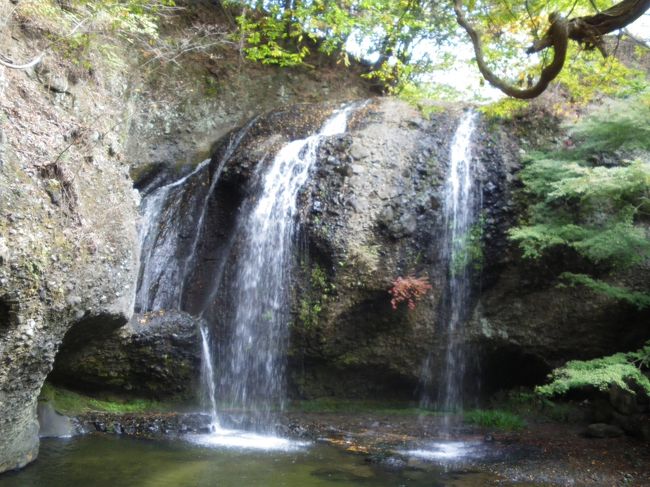 袋田の滝を訪れたあと月待の滝に行きました。