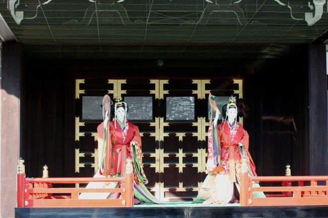 2009秋、京都御所(1/4)：皇后門、清所門、宣秋門、御車寄、新御車寄、飾り人形