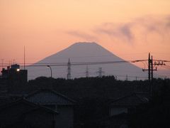 久しぶりに影富士を眺める