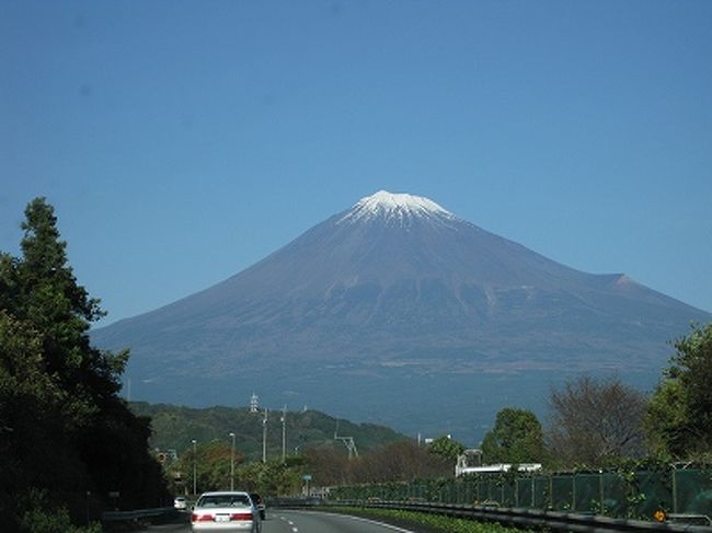 とっても久しぶりに東名で静岡へ。<br />静岡中部へは初めて行ってきました^^<br /><br />土曜日は雨＆曇り、日曜は晴れでしたが<br />2日ともすごい強風でした〜<br />みかんが育つ暖かい土地柄なので<br />紅葉にも少し早かったです。