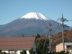 富士山の麓でウロウロ・・山中湖、御殿場一泊、アウトレット