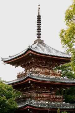 2009秋、尾張四観音・甚目寺観音(4/4)：鐘楼、四国88か所巡りミニチュア、東門