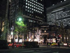 十二月の東京の夜景・・・新橋～東京駅までの散策④丸の内仲通りの風景