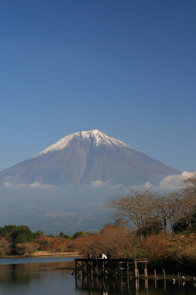 11月の日曜日山梨で法要がありそれならばと前後お休みして、富士山を楽しむことにした。<br />宿泊をどうしようかと悩んだが、例年になく温かい秋であり車中泊も可能である。それならば富士宮から北上し富士五湖を楽しむのも面白そうだ。<br />Ｂ級グルメチャンピオンの富士宮焼きそば、時間が許せば伊豆半島も可能か？なんて欲張りなことを漠然と考えながら出発。今年4<br />回目となる車中泊の旅はこうして始まった。<br />