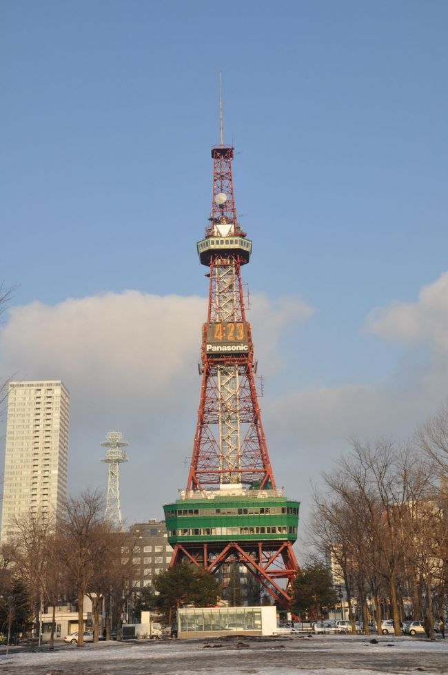 本格的な冬も終わりかけ、ツアー料金が安かったので<br />久しぶりに観光で札幌&小樽へ<br />仕事終わりで前乗りしたのでツアー自体は2泊3日です<br />