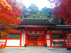 紅葉の古都　京都（西山　大原野神社）