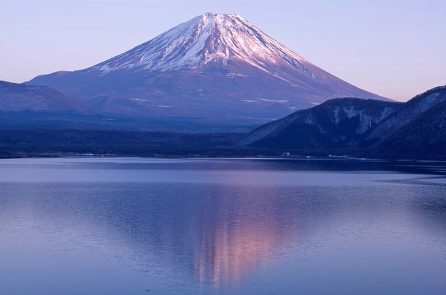本栖湖のさかさ富士
