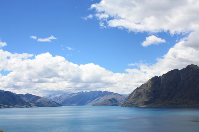 NZ航空ビジネスクラスで行くニュージーランド南島の旅⑤　ドライブ・ワナカ湖～アロータウン