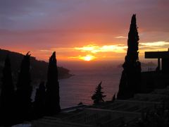 新年旧ユーゴ旅行2010③その３ ～嵐の静けさ　アドリア海に沈む夕日～