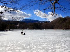 松原湖・氷上のわかさぎ釣り